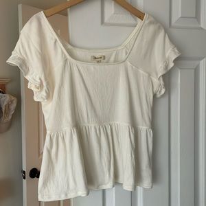 Madewell beige top
